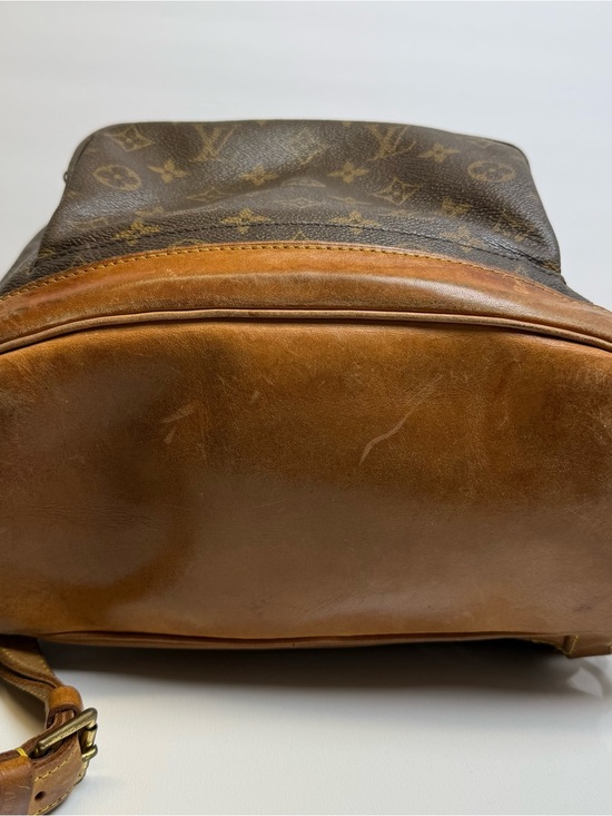 Louis Vuitton LV BackPack Bag Montsouris MM Brown Monogram Tan READ main image 13